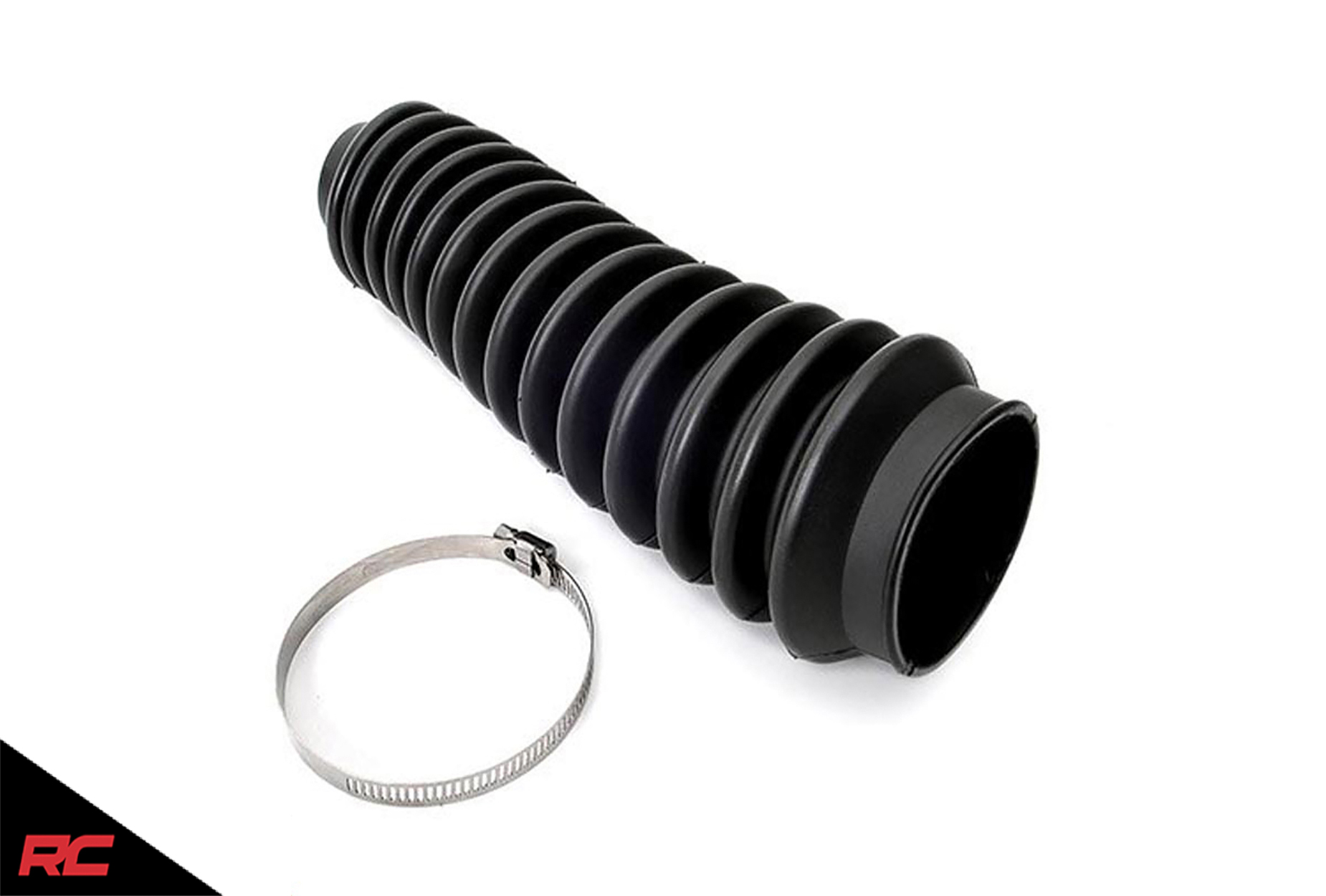Rough Country Black Shock Boot w/ Clamp compatible w/ Any Standard